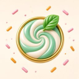 MENTA Tip mint swirl coin